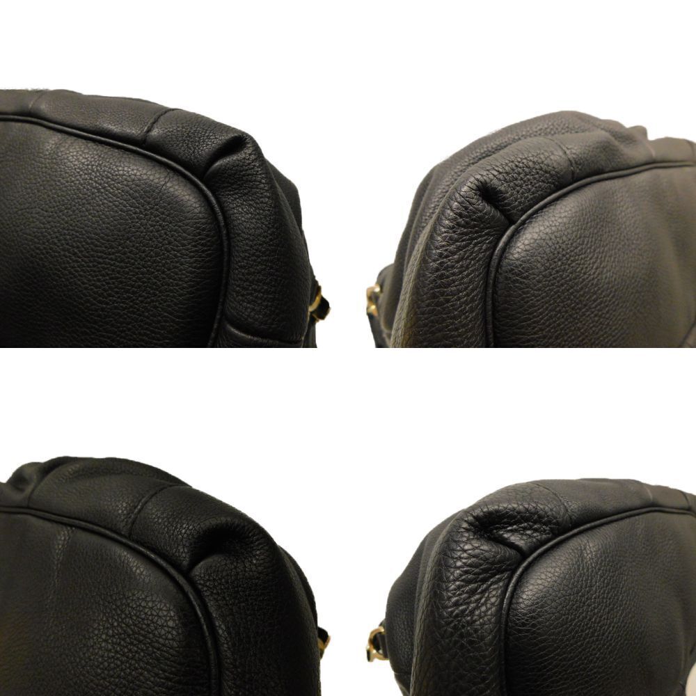 GUCCI Sukey Shoulder Bag Black GG Leather - Picture 5 of 7